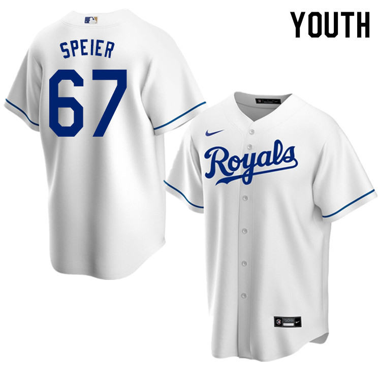 Nike Youth #67 Gabe Speier Kansas City Royals Baseball Jerseys Sale-White